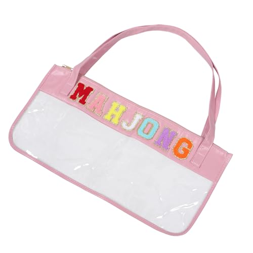 Grand sac de mahjong brodé avec bretelles, le cadeau idéal