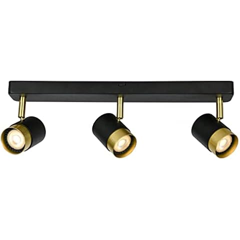 CGC Lighting ORIO Black and Gold Triple Spot Light Cover