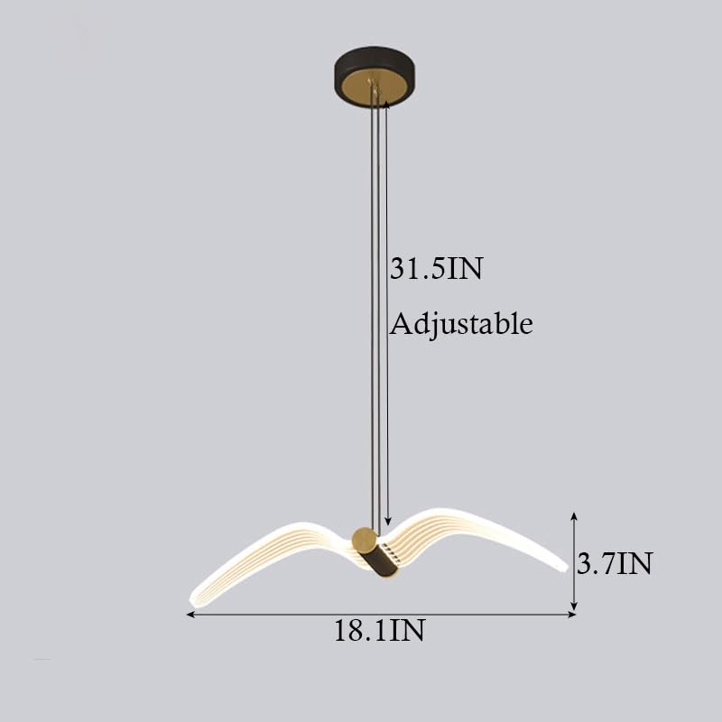 Fil de suspension réglable pour lustre moderne de chambre et balcon moderne