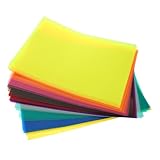 Ipetboom 50 Hojas De Película Difusora De Luz Papel Transparente Para Manualidades Envoltura Elegante De Celofán Papel De Colores Decoraciones De Para Bricolaje