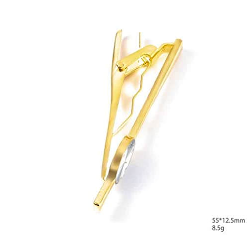xiukou Party Tie Clip Manchetknop Shirt Jurk Kraag Clip Mannen Metalen Veelzijdige Casual Sieraden (Color : A, Size : As the picture shows) - Image 5