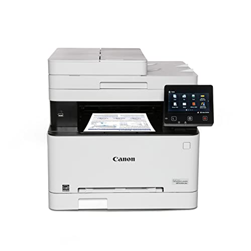 Canon Color imageCLASS MF656Cdw – All in One, Duplex, Wireless Laser Printer with 3 Year Limited Warranty, White