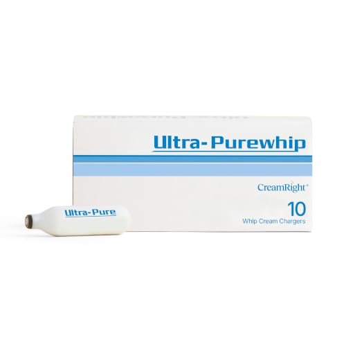 Ultra-Purewhip 8g Whipped Cream Chargers | Stainless Steel | Pack of 10