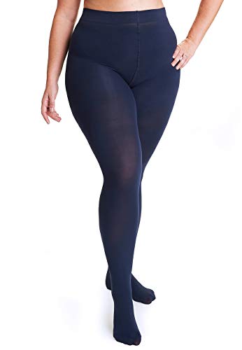 All Woman Plus Size 90 Denier Classic and Colourful Pantyhose Tights