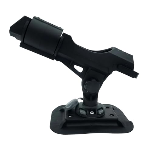 Support de canne à pêche noir orientable pour vos sorties en bateau