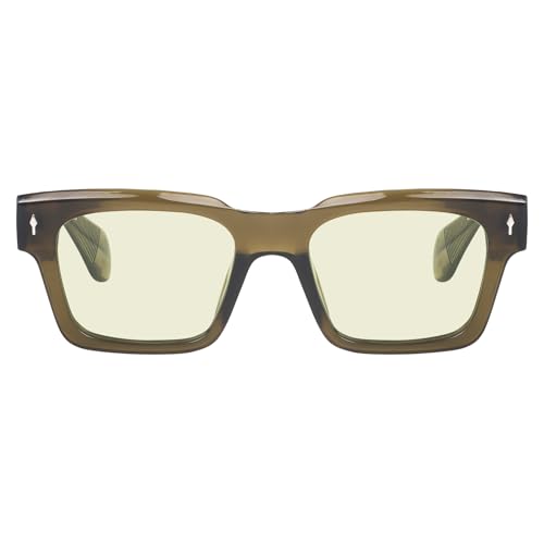 Image of Peter Jones I Zero Power Blue Cut Computer Glasses I Retro Square Shape I Gaming Glasses I UV Protected & Blocks Harmful Rays I Men & Women I Large Square 3804