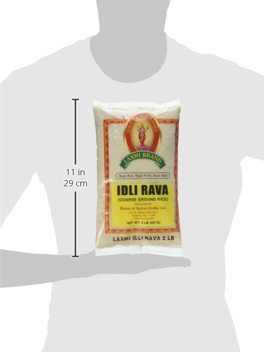 Miniatura 2 de Laxmi - Harina de Idli Rava recién molida (harina sin gluten), 2 libras