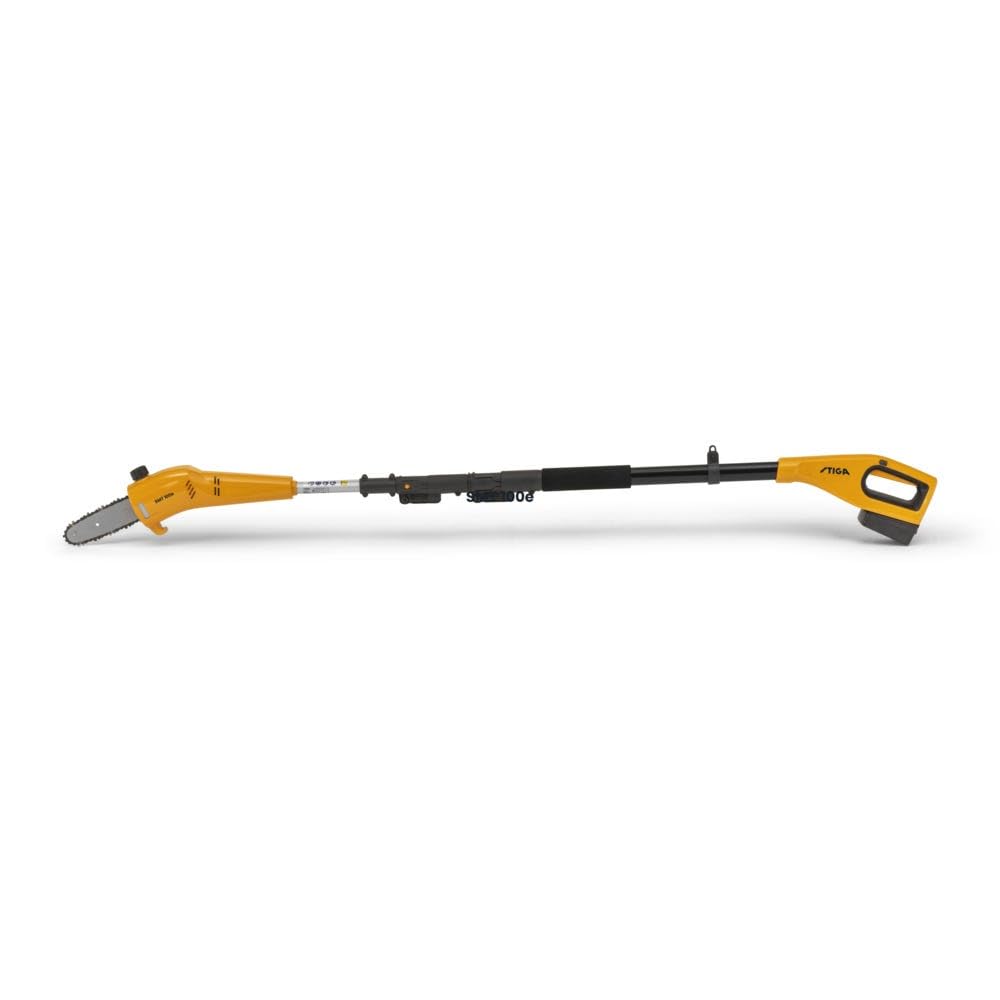 STIGA SMT 100e Kit de Herramienta multifunción con batería, hasta 70 Minutos de autonomía, batería de 20 V (4 Ah), Yellow/Grey/Black