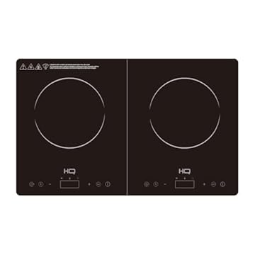 Cooktop de Indução Hq 2 Bocas Portátil 3500w Preto Hq-ids3502 220v