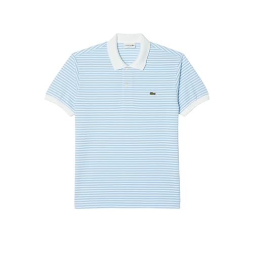 Lacoste Men's Short Sleeve Classic Fit Stripped Polo Shirt4