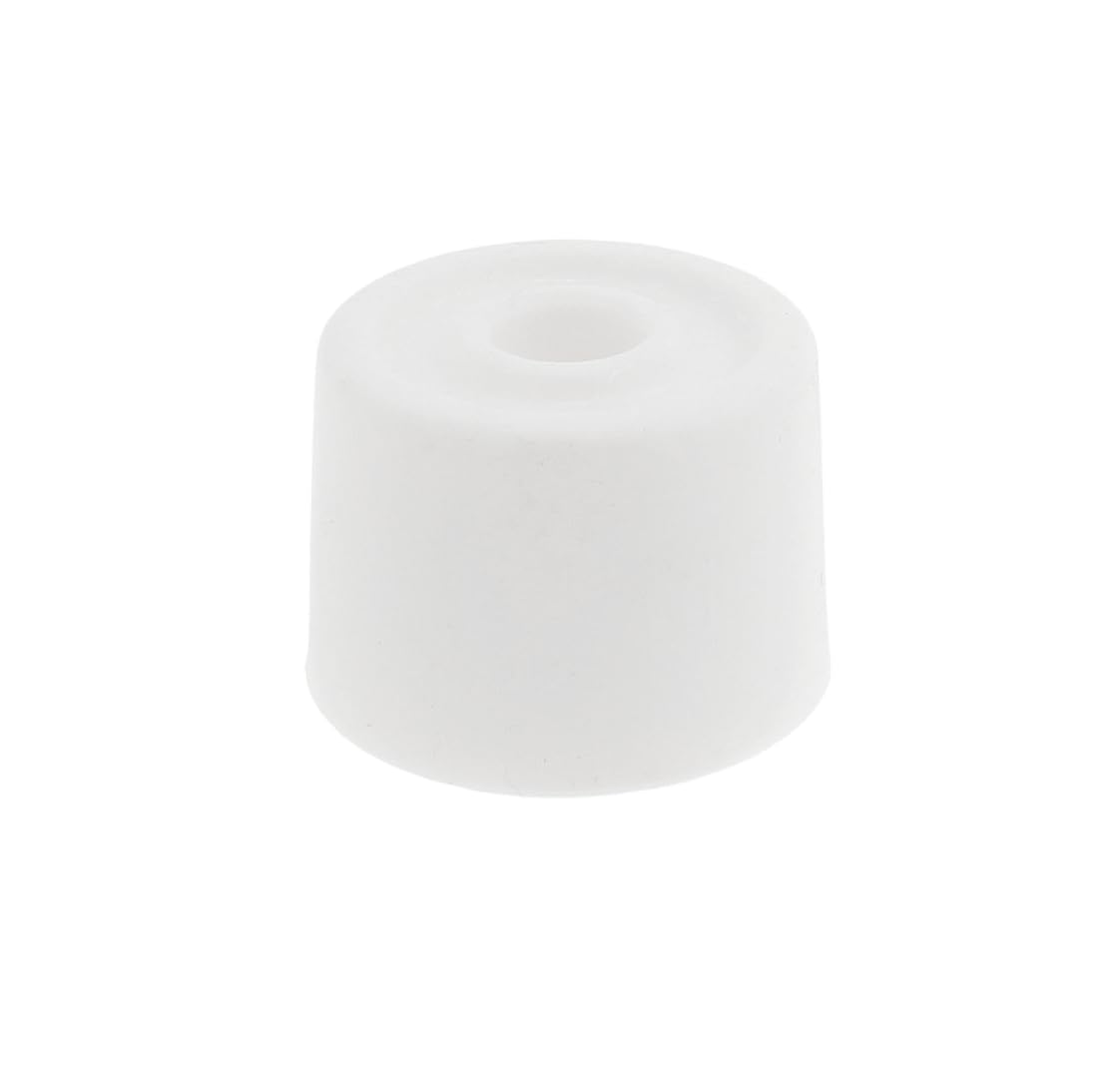 Lifeswonderful - 4pcs Silicone Rubber Door Stops or Screw-On Feet, Buffers, Stoppers - 35mm Diameter - White - Image 4