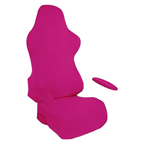 Housse extensible lavable pour chaise de bureau et ordinateur en polyester
