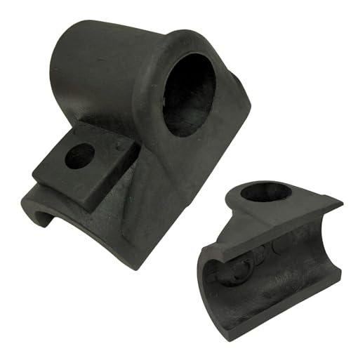 IBRIQO® Juego de 2 Cojinetes para Carretillas de Obras | para Eje Ø 20 mm | Orificio de 22 mm | Cojinetes de Nylon Duraderos y Resistentes | Apto Carretillas Metalicas Cofan (Ø Eje 20MM, 2, Unidad)