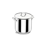 Extremadamente robustos Lacor - 90125 - Olla Super Alta Con Tapa Gourmet 24cm Inox
