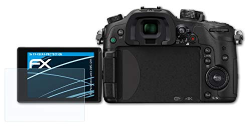 atFoliX Screen Protection Film compatible with Panasonic Lumix DMC-GH4 Screen Protector, ultra-clear FX Protective Film (3X)