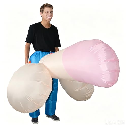XAMOFAN Costume Gonflable adulte vêtements drôles pour la Fête de célibataire de Halloween Blow up Costume