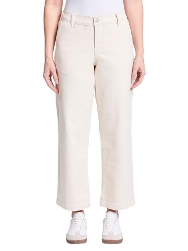 Royalty For Me Womens Women's High Rise Wide Leg Jeans with Elastic Back