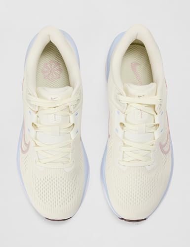 Image of Nike Women Quest 6 Sail /Particle Rose-Hydrogen Blue-Tattoo Running Shoes 3 UK