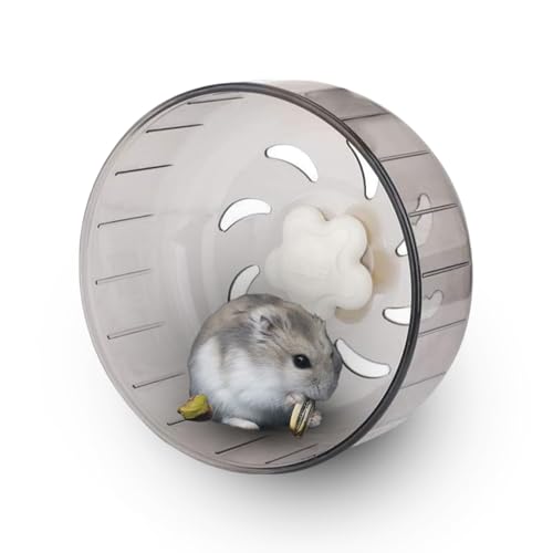 Hamster Rad, 13cm/5,11 Zoll Kleintier Übungsrad Leises Laufrad für Gerbil Zwerghamster Ratte Mäuse,â€¦ – Miniatur
