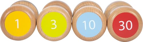Small Foot XL Hourglass Set Educate made of beechwood, set of 4 learning toys for kids aged 3+ years, 12386 - Image 3