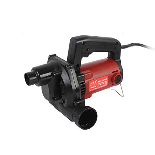 JIAN YA NA Wall Groove Cutting Machine 220V 40MM Electric Wall Chaser Groove Cutting Machine Concrete Cutter Notcher Groover Slotting Machine Large 4KW (Vacuum Cleaner)