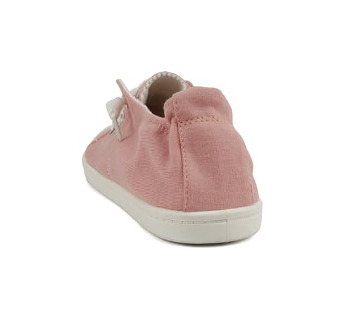 Image of Soda Flat Women Shoes Linen Canvas Slip On Sneakers Lace Up Style Loafers Zig-S