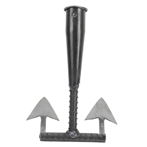 CIYODO Versatile Gardening Hoe Triangle Hoe for Planting Weeding and Cultivation Heavy Duty Hand Tool