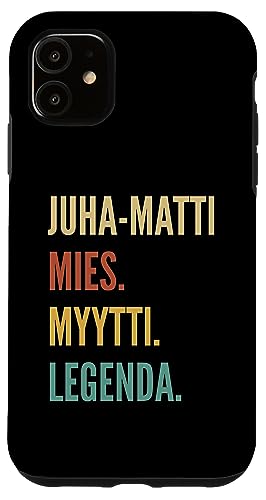 Image of iPhone 11 Funny Finnish First Name Design - Juha-Matti Case