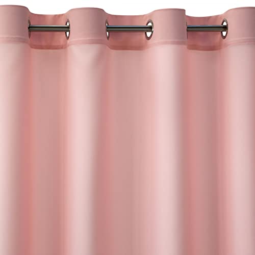 Eurofirany RITA Smooth Plain Modern Curtain with Eyelets - 1 Unit, Bedroom, Living Room, Lounge, Kitchen, 140g m/2, W55 x L69, Altrosa - Image 2