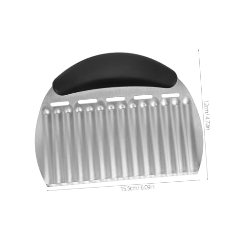 Cortador Zerodeko para papas ondulado acero inoxidable miniatura 2
