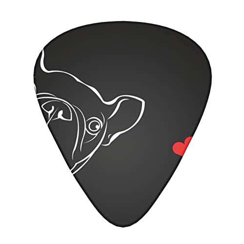 Ensemble de 12 médiators de guitare pour chien bouledogue français pour guitare acoustique, guitare électrique… - Les Beatles, Paul McCartney, John Lennon, RIngo Starr, George Harrison Ensemble de 12 médiators de guitare pour chien bouledogue français pour guitare acoustique, guitare électrique…