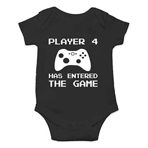 Image of AW Fashions Player 4 Has Entered The Game Baby Bodysuit Funny Cute Romper Clothing for Newborn Boys Girls