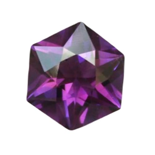 Améthyste hexagonale pour bague et pendentif fait main en DIY