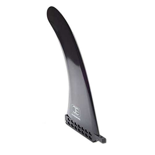 image for OCEANBROAD 10'' Surf SUP Fin 10 Inch No-Tool Fin Screw Single Center F