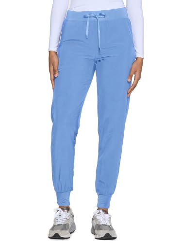 Image of COZYFIT Womens Scrub Pants - Soft Stretch Yoga Style with 5 Pockets, Slim Fit Jogger Scrubs Pants for Women