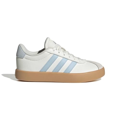 adidas Unisex Kinder Vl Court 3.0 Kids Shoes, core White/Ice Blue/Gum 3, 29 EU – Ansicht 2