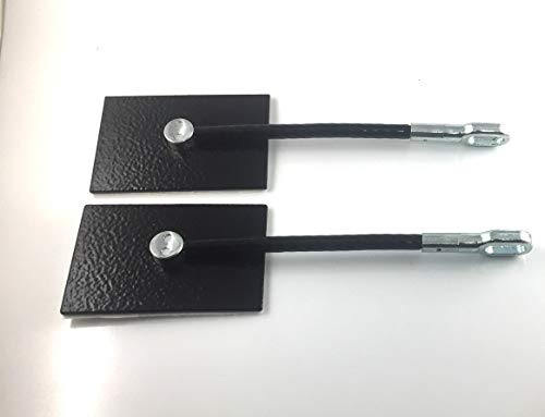 Refrigerator Door Lock Kit - NO PADLOCK (Black)