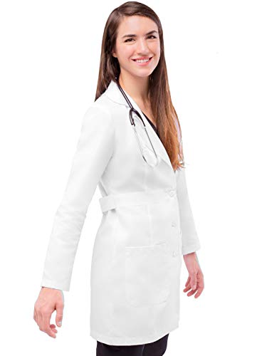 Adar Universal Lab Coats for Women - Belted 33" Lab Coat - Image 4