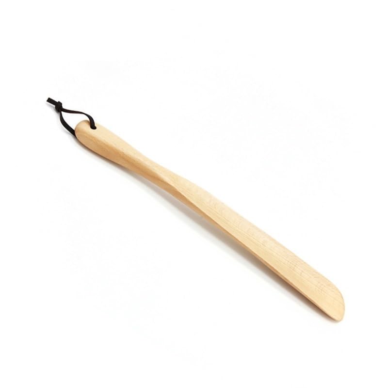 Calzador de mango largo, calzador de madera, calzador, calzador, 1 pieza, calzador de madera profesional, calzador de mango largo flexible, útil levantador de zapatos, cuchara for zapatos de 38 cm, he