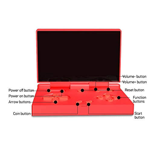 Console Mini Game Flip 1000 Jogos LPS-519 - Amarelo