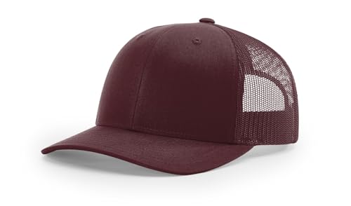Image of Richardson 112 Trucker Hat - Premium Adjustable Snapback Hat - Structured Six Panel Richardson Blank Caps