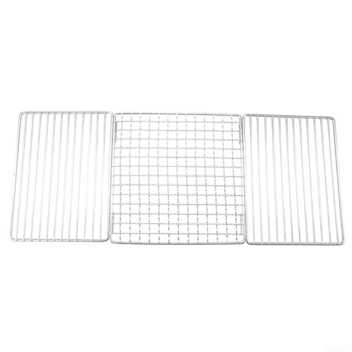 Parrilla plegable resistente al óxido, placa de acero inoxidable, almacenamiento que ahorra espacio