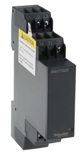 Schneider Electric Harmony Control Netzüberwachungsrelais, 3-phasig, überwacht Phasenfolge und -ausfall, 183-484V AC, 2W, Artikelnummer RM17TG20