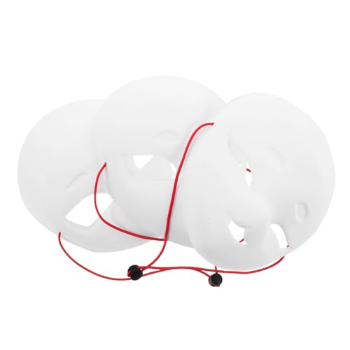 Masque de renard blanc à décorer pour atelier créatif Halloween et soirée déguisée en famille