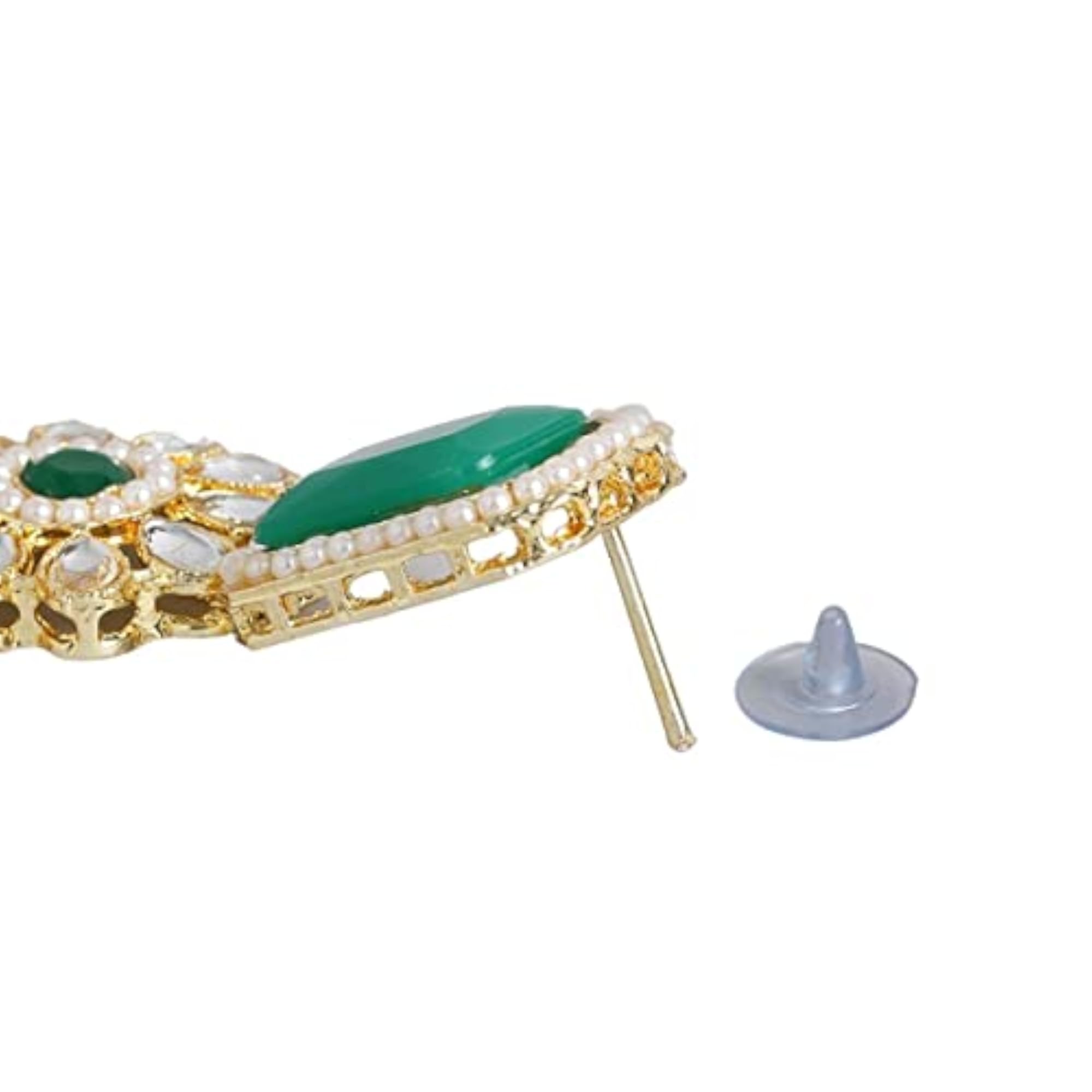 Elegant Kundan Jewellery Set with Pearls for Women