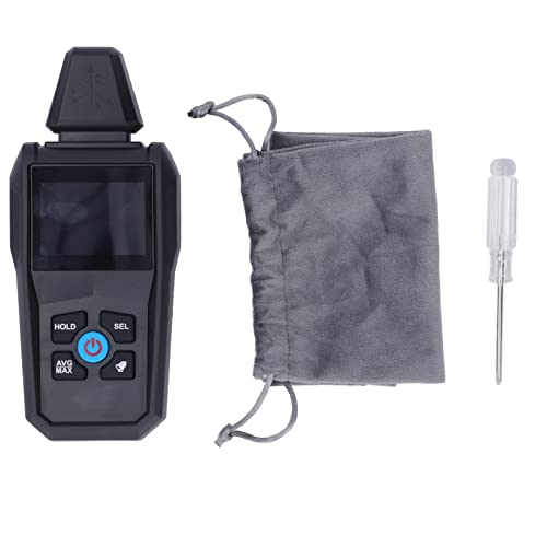 Medidor EMF con alarma sonora luz pantalla LCD retroiluminada miniatura 6