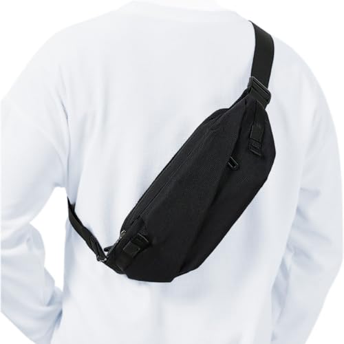 Lidxfeo Diebstahlsichere Umhängetasche, Leichte Chest Brusttasche, Ergonomie Sling-Rucksack, Wasserdichtes Crossbody Bag, Multi-Pocket Bauchtasche für Wandern, Reisen, Radfahren, Joggen