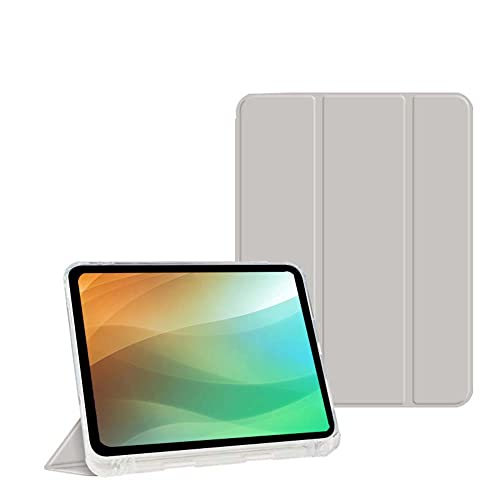 BXGH iPad Pro 11 Inch Case 2022(4th Gen)/2021(3rd Gen) with Pen Holder, Trifold Stand Smart Case with Soft TPU Backing