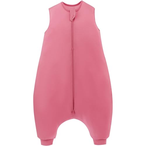 Image of PurComfy Supersoft Toddler Sleep Sack with Feet 1.0 TOG Premium Bamboo Viscose Sleep Bag Walker with Legs 12-18-24-2t-4t-5t