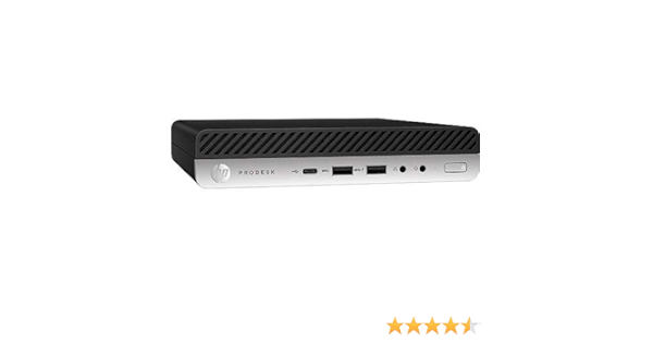 HP Business Desktop ProDesk 600 G5 Desktop Computer - Intel Core i5 9th Gen i5-9500T 2.20 GHz - 8 GB RAM DDR4 SDRAM - 256 GB SSD - Desktop Mini